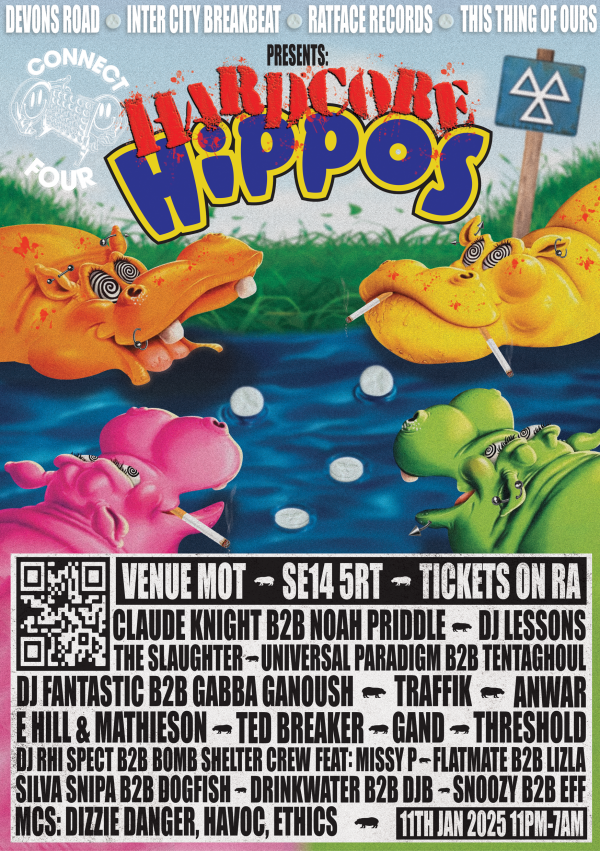 Hardcore Hippo's Flyer
